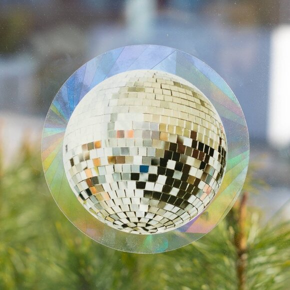 Disco Ball Sun Catcher Window Decal, 5x5 in. - Picture 1 of 1